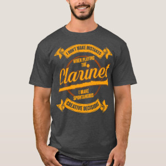 Funny Clarinet Player Clarinetist Gift T-shirt
