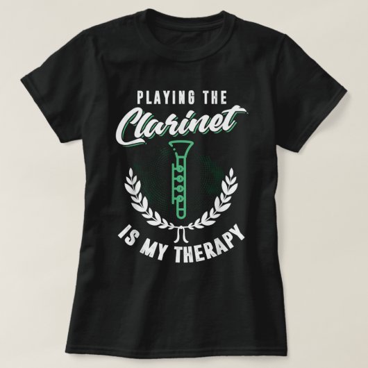 Funny Clarinet Player Clarinetist Joke Clarinet2 T-shirt (Design voorkant)