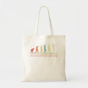 Funny Clarinet Player Evolution Musician Retro Vin Tote Bag
