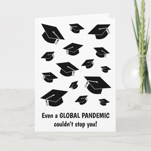 Funny Class of 2023 Pandemic Afstuderen Kaart (Voorkant)