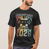 Funny Class Of 2026 Gamer Senior 2026 Designs T-shirt (Voorkant)