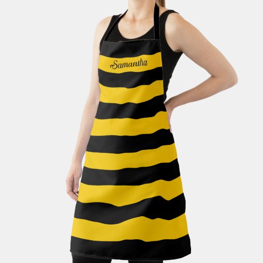 Funny Classic Bumble Bee Stripes Striped Pattern Schort (Insitu)