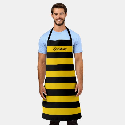 Funny Classic Bumble Bee Stripes Striped Pattern Schort (Gedragen)