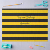 Funny Classic Bumble Bee Stripes Striped Pattern Tissuepapier (Craft)