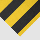 Funny Classic Bumble Bee Stripes Striped Pattern Tissuepapier (Detail)