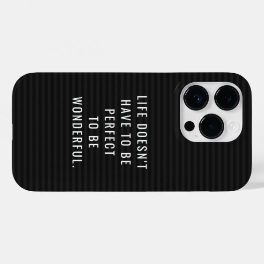Funny Classic Letter Board Quote — Life Case-Mate iPhone Case (Achterkant (horizontaal))