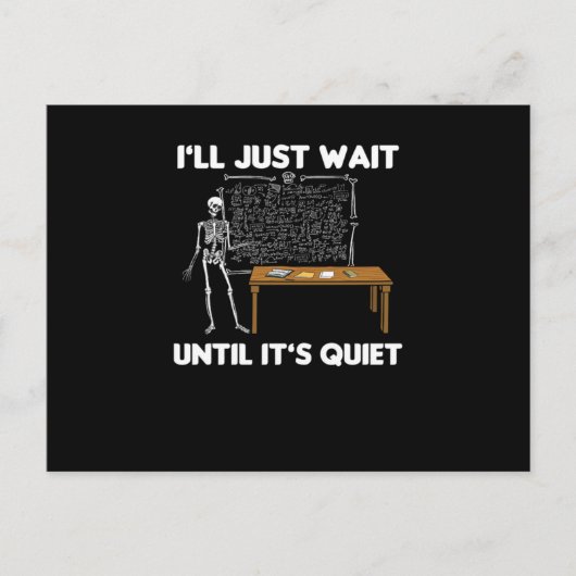 Funny Classroom docent onderwijsstatus Briefkaart (Voorkant)