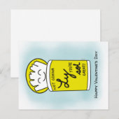 Funny Classroom Valentijnse  verspillen Quarantine Briefkaart (Voorkant / Achterkant)