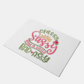Funny Classy Sassy en een beetje slechte Assy Sass Deurmat (Schuin)