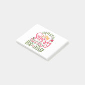 Funny Classy Sassy en een beetje slechte Assy Sass Post-it® Notes (Schuin)