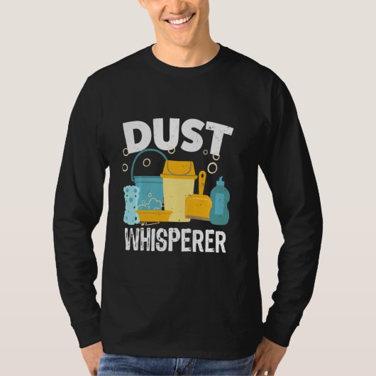 Funny Cleaning Housekeeping Clean T-shirt (Voorkant)