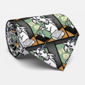 FUNNY CLERICAL UNICORN PATTERN STROPDAS (Opgerold)