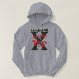 Funny Clever Gen-X - FAFO Hoodie