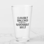 Funny Cleverly Disgusible Adult Glas (Voorkant)