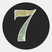 Funny Clic 67 Six Seven Meme Matching Couple Chris Ronde Sticker (Voorkant)