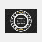 Funny Clically Trained Manual Car Driving Humor  Fleece Deken (Voorkant (Horizontaal))