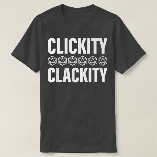 Funny Clickity Clackack Apparel T-shirt (Design voorkant)