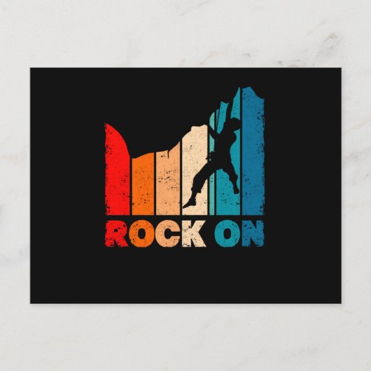 Funny climate  climate bergklimmer Rock Briefkaart (Voorkant)