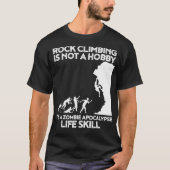 Funny climate Zombie Escape Rock cliber T-shirt (Voorkant)