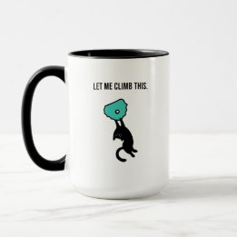 Funny Climbing Cat Catches Climbing Hold Mok