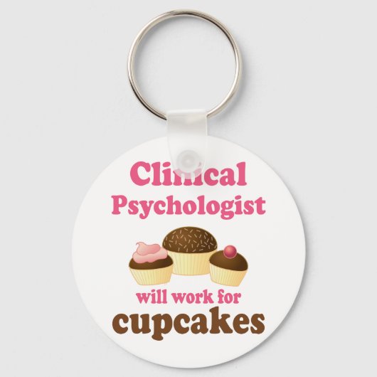 Funny Clinical Psycholoog Sleutelhanger (Voorkant)