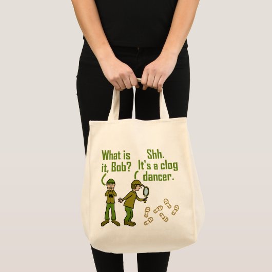 Funny Clogger Voetstappen Cartoon Bag Tote Bag (Voorkant (product))