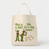 Funny Clogger Voetstappen Cartoon Bag Tote Bag (Voorkant)