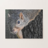 Funny Close Squirrel Face Foto Legpuzzel (Horizontaal)