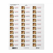 Funny Close Up of Impasto Chicken that looks Mad Etiket (Full Sheet)