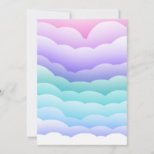 Funny Cloud 9 Vrijgezellenfeest Kaart (Achterkant)