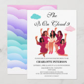 Funny Cloud 9 Vrijgezellenfeest Kaart (Voorkant / Achterkant)