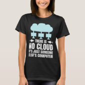 Funny Cloud Computing Design for Programmer Develo T-shirt (Voorkant)