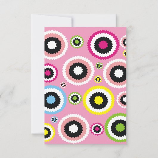 Funny Cloud Nine Cosmic Birthday Party Invitation Kaart (Achterkant)