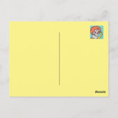 Funny Clown Briefkaart - Quarantine Briefkaart Fri (Achterkant)
