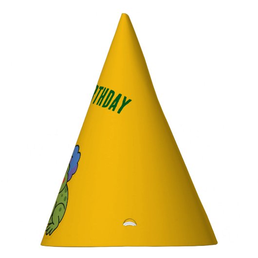 Funny Clown Frog Sticker Feesthoedjes (Rechts)