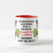 Funny Clown Gezegde Mok (Midden)