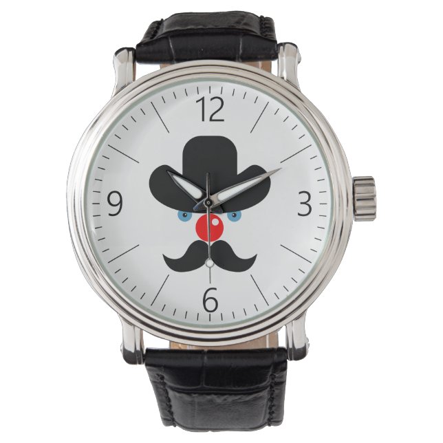 Funny clown horloge (Voorkant)