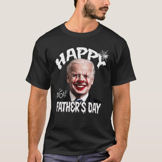 Funny Clown Joe Biden Happy Fathers Day For Hallow T-shirt (Voorkant)