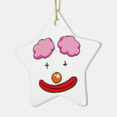 Funny clown keramisch ornament (Links)