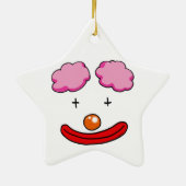 Funny clown keramisch ornament (Achterkant)