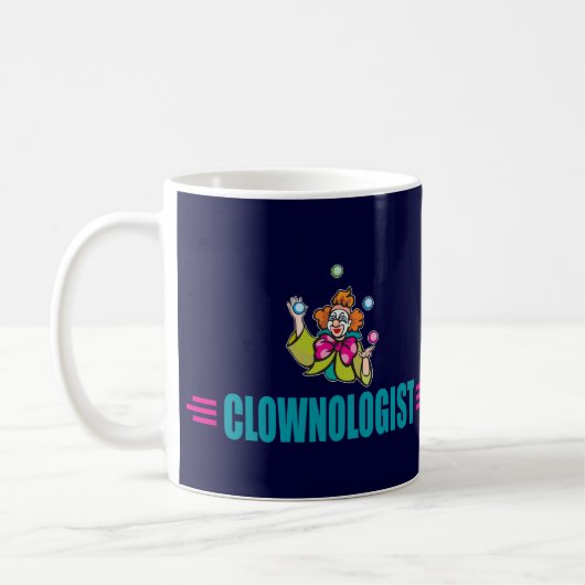 Funny Clown Koffiemok (Links)