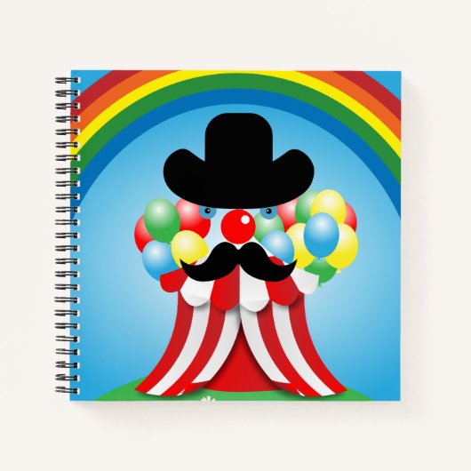 Funny clown notitieboek (Voorkant)