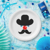 Funny clown papieren bordje (Feest)