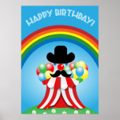 Funny clown poster (Voorkant)