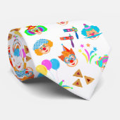 Funny Clown Purim Festival Party - CARNIVAL Symbol Stropdas (Opgerold)