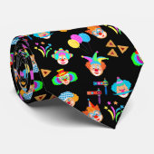 Funny Clown Purim Festival Party - CARNIVAL Symbol Stropdas (Opgerold)
