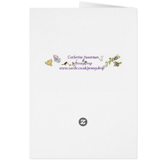 Funny Clown Romance Quirky Love Drawing Art Humor (Achterkant)