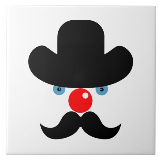 Funny clown tegeltje (Voorkant)