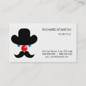 Funny clown visitekaartje (Voorkant)