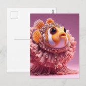 Funny ClownFish Mode Briefkaart (Voorkant / Achterkant)